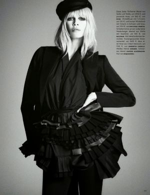 Claudia Schiffer by Luigi   Iango for Vogue Germany April 2014